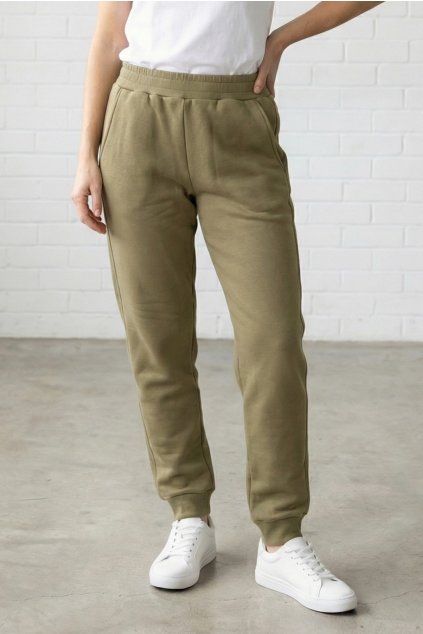 Tepláky Urban mode olivové (Velikost M/L)