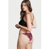 Luxusné brazilky Victoria's Secret Lace vínové