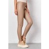 Koženkové legíny taupe
