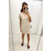 Šaty Cassie béžovej