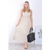 Dlhšie šaty Vanessa béžovej
