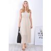 Dlhšie šaty Vanessa béžovej