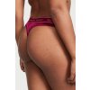 Tangá Victorias Secret Logo Velvet vínová