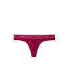 Tangá Victorias Secret Logo Velvet vínová