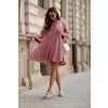 Mušelínové šaty Melisa dusty pink