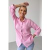 Mušelínová košeľa candy pink