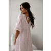 Mušelínové šaty Venezia pink/pink