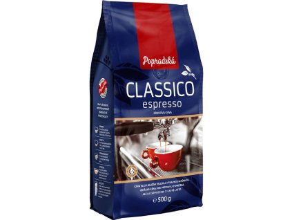 Popradská Espresso classico zrnková káva 500g