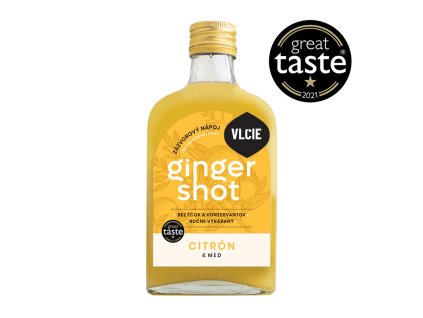 Ginger SHOT – 100% zázvorová šťava Med + Citrón