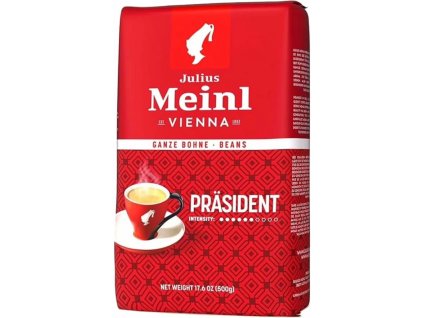 Julius Meinl Präsident Espresso zrnková káva 500g