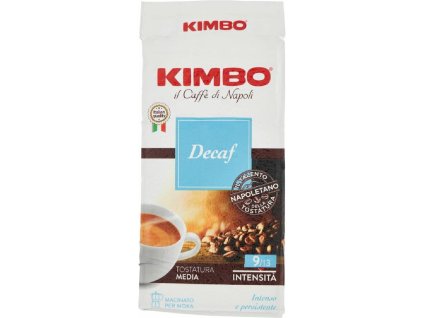 Kimbo Decaf mletá káva 250 g