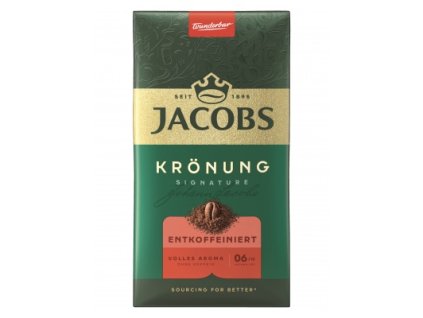 Jacobs Krönung Decaffeinato mleta káva 500g