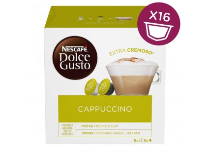 Nescafé Dolce Gusto Cappuccino kávové kapsule 16 ks
