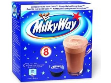 Milky Way Horúca čokoláda 8 Kapsúl pre Dolce Gusto