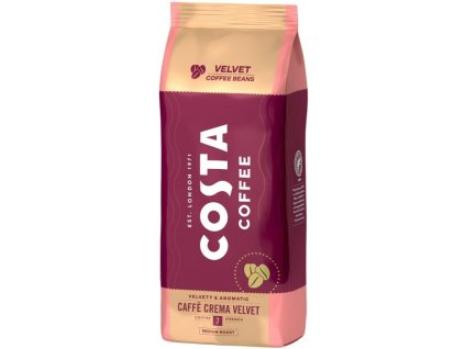 Costa Caffe Crema Velvet zrnková káva 1kg