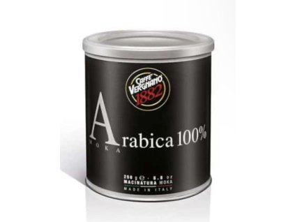Vergnano 100% Arabica mletá káva v dóze 250g