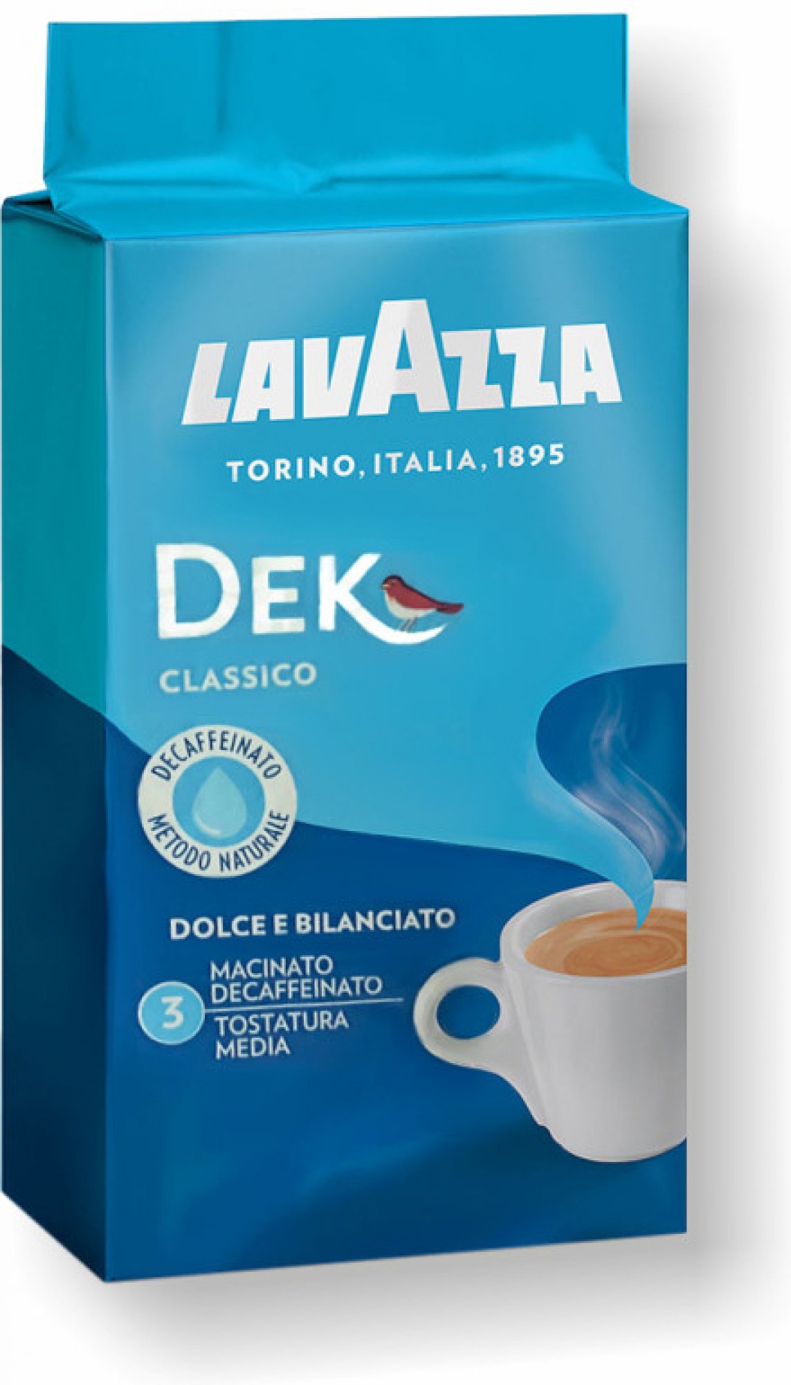 Lavazza Decaffeinato mletá káva 250 g