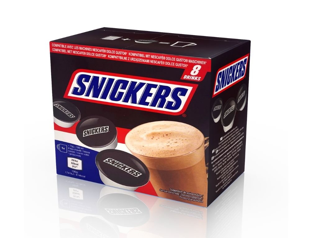 SNICKERS HORÚCA ČOKOLÁDA DO DOLCE GUSTO 8 KUSOV KAPSÚL