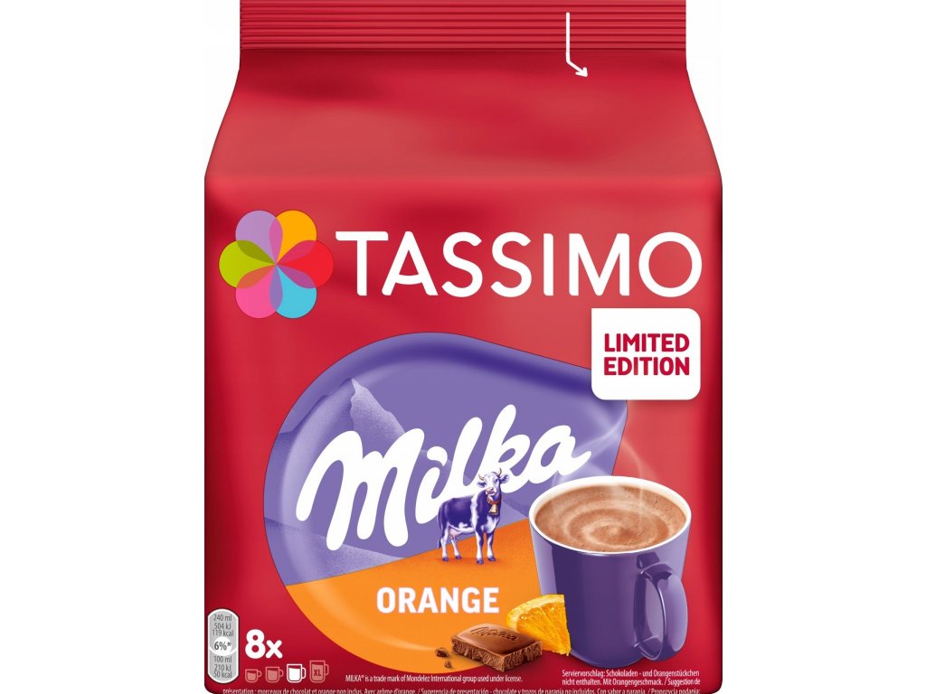 Tassimo Milka Orange Hot Choco 8 ks