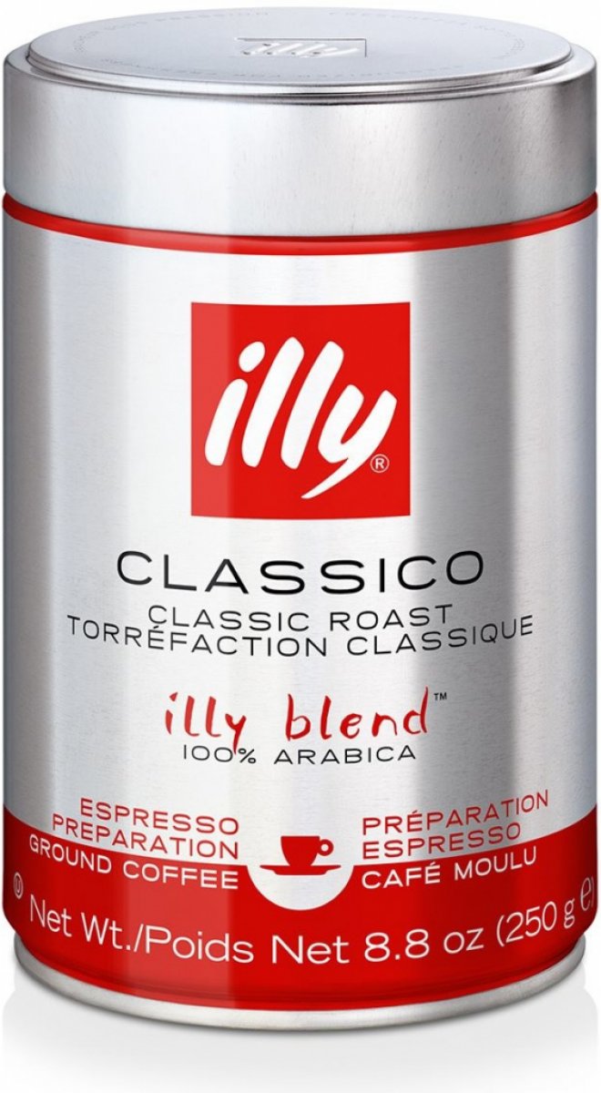 Illy Espresso Classico mletá 250 g