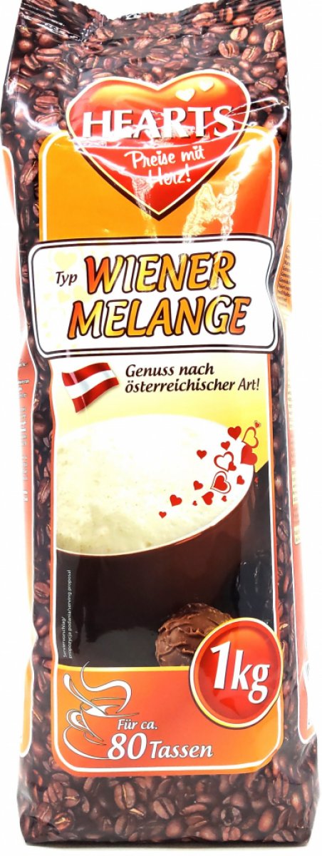 Hearts Cappuccino Wiener Melange 1 kg
