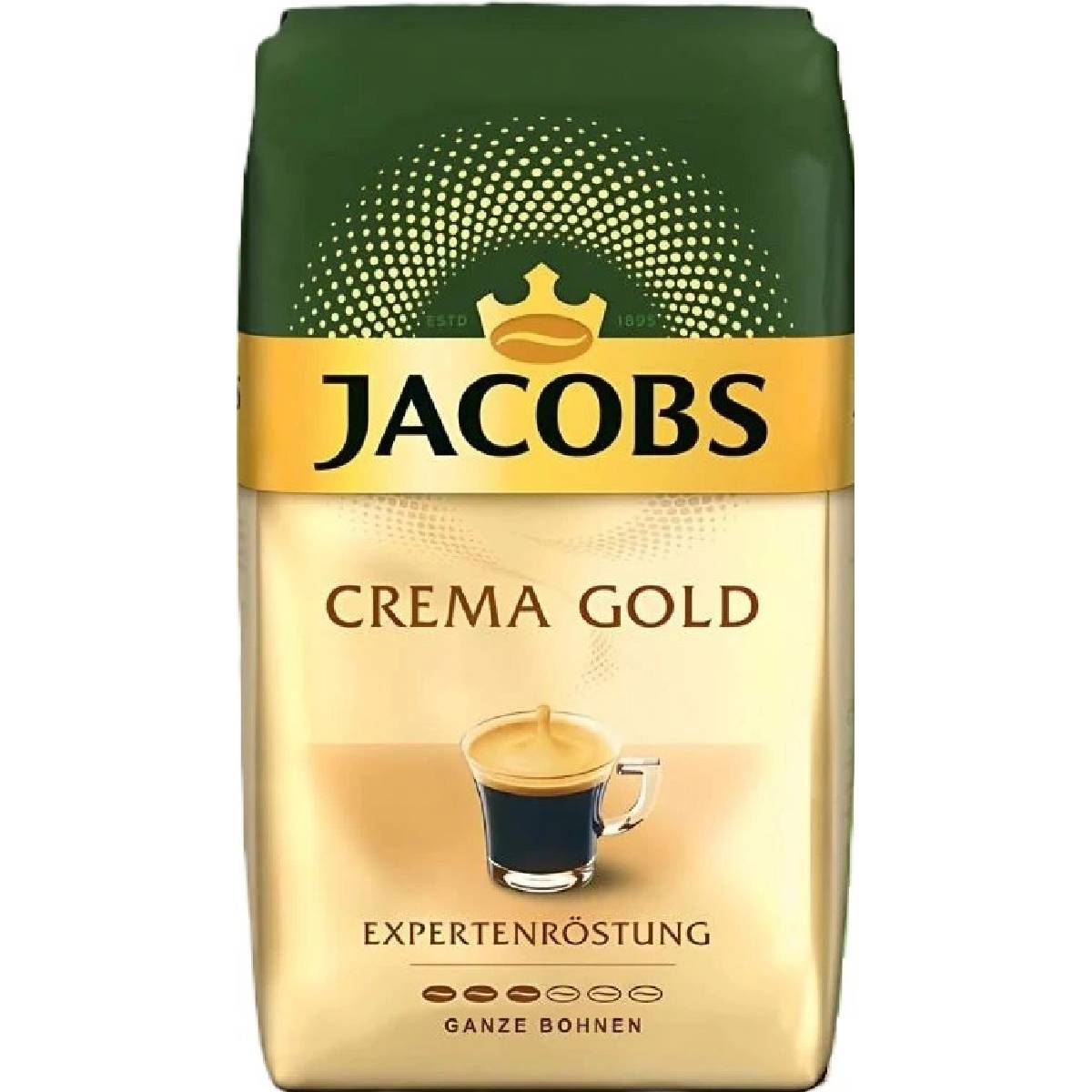 Jacobs Crema Gold zrnková káva 1kg