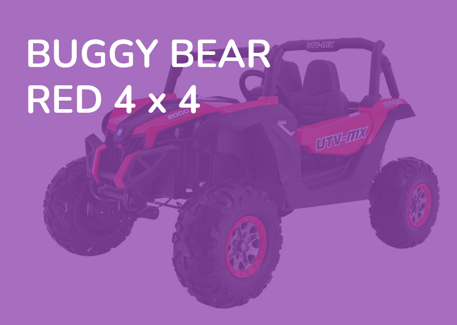 BUGGY BEAR RED 4 x 4