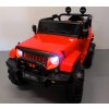 BESTCAR ELEKTRICKÉ AUTÍČKO  ARMY JEEP RED POHON 4 x 4