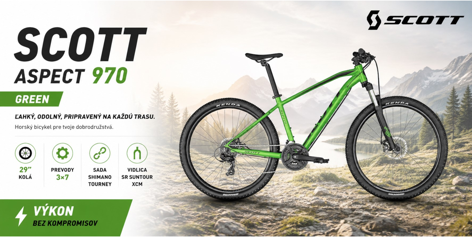 SCOTT Aspect 970 Green