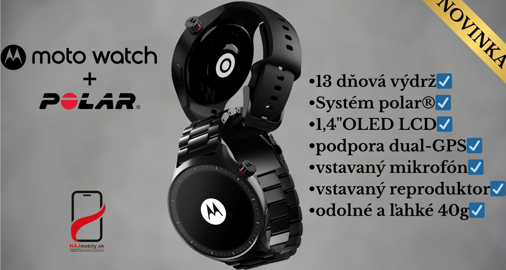 Recenzia Motorola Watch powered by polar