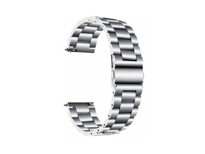 Univerzálny náhradný remienok 22 mm, kovový, silver