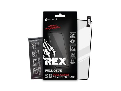 Sturdo Tvrdené sklo + Ochrana kamery iPhone 14 Pro Max čierne 5D