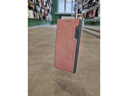 Motorola Edge 50/60 Neo ochranné púzdro kniha ružovo-zelená