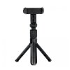 SSTR-12 selfie tyč s bluetooth + statívom - čierna
