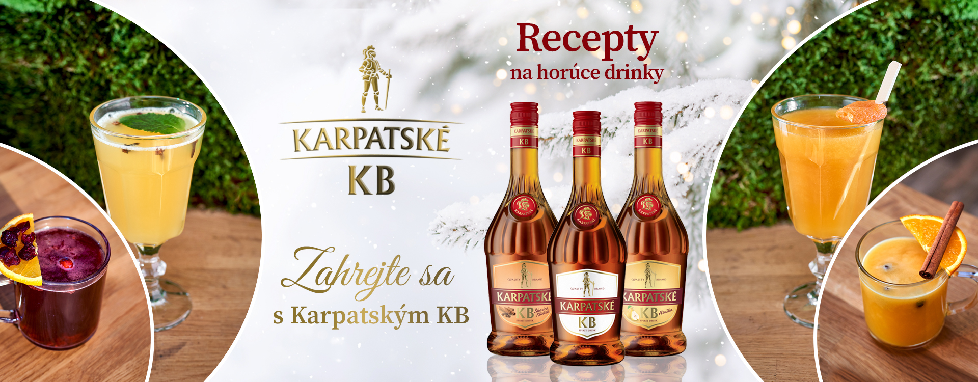 Užite si zimu s horúcimi drinkami s Karpatským KB