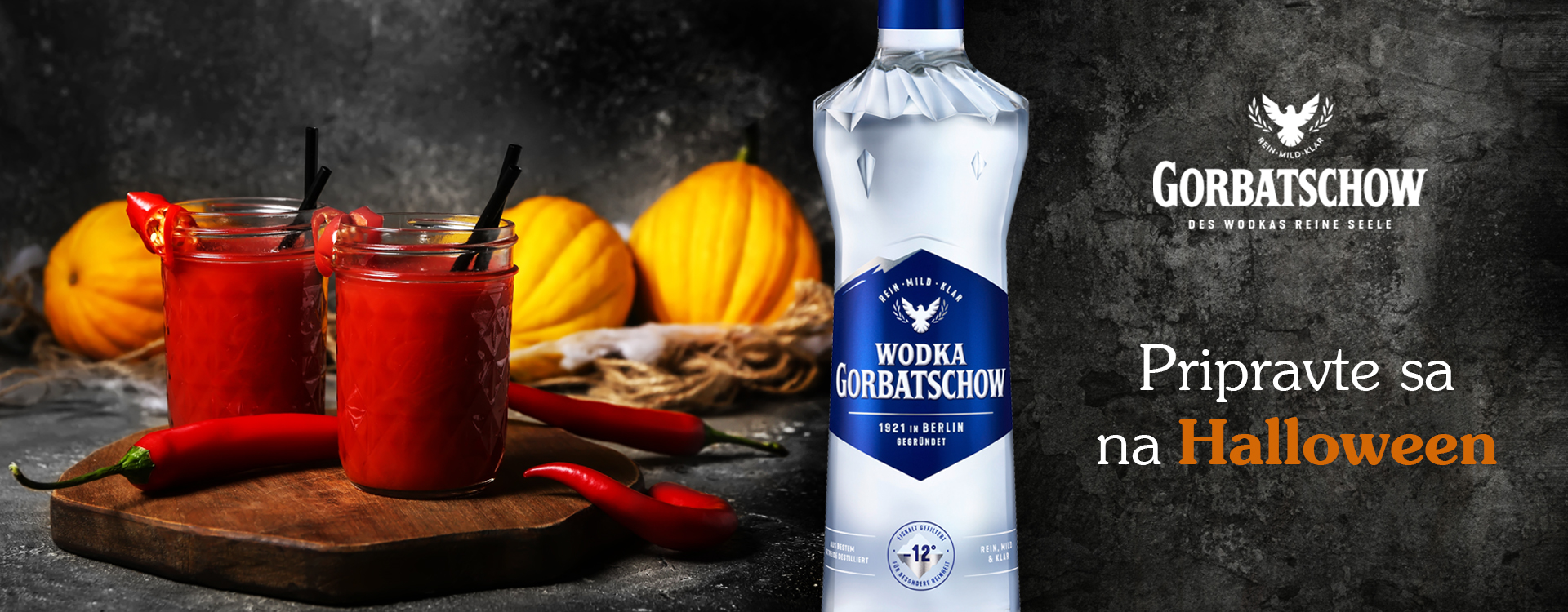 Oslávte Halloweeen s Wodkou Gorbatschow