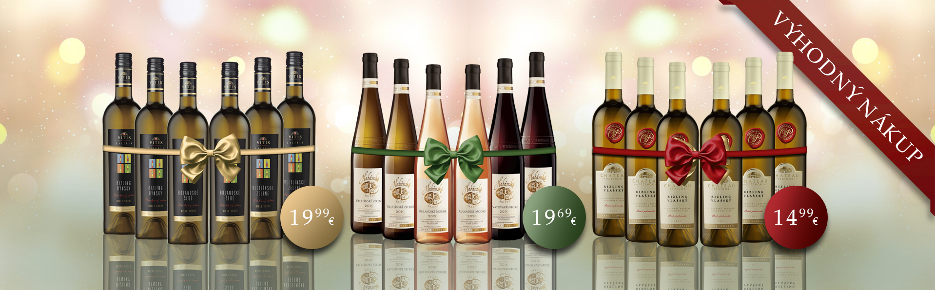 Tiché vína balíky