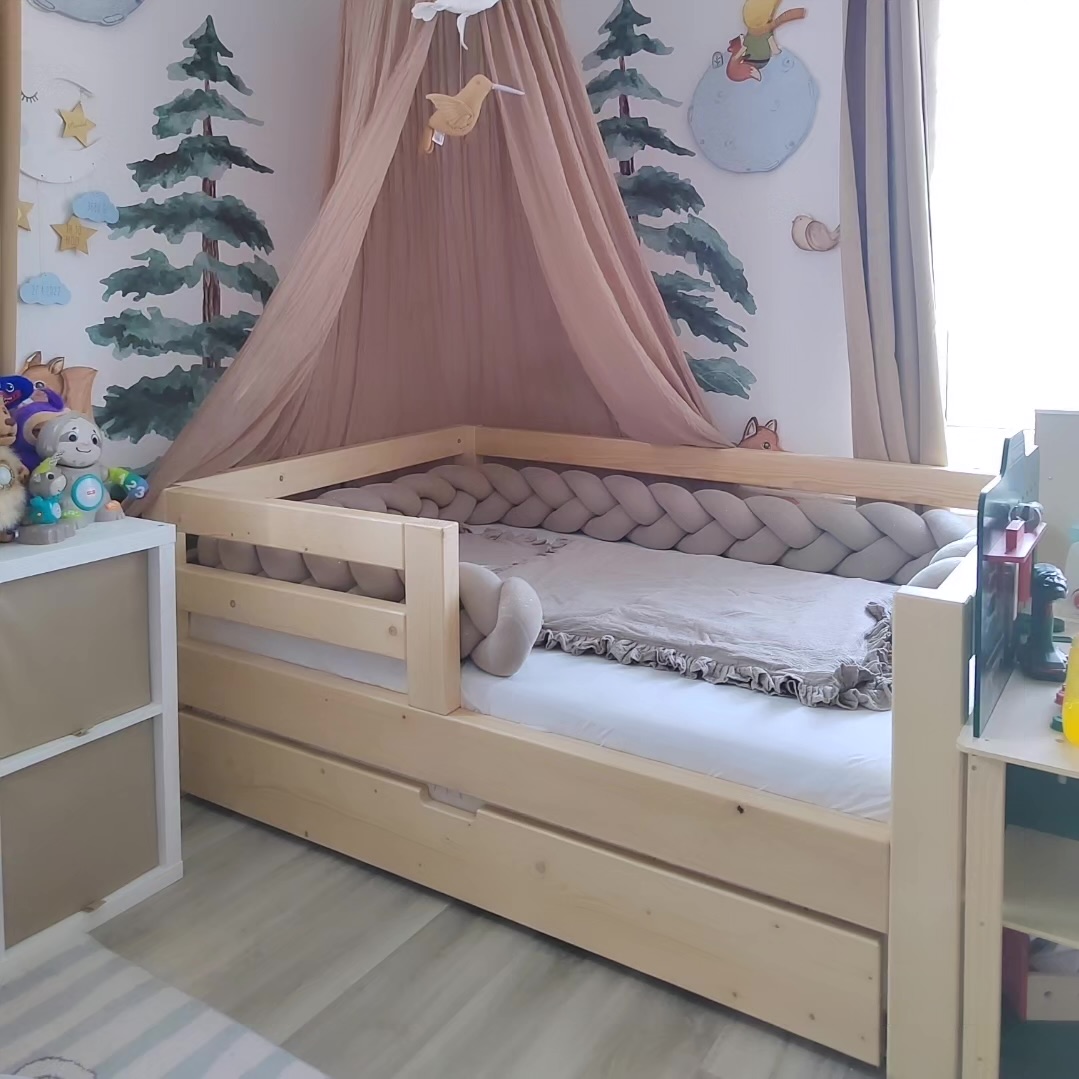 Jakou vybrat dětskou postel z masivu se zábranou?