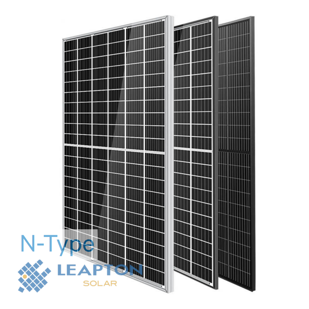 LEAPTON SOLAR Fotovoltaický solárny panel LEAPTON N-Type 580Wp, strieborný rám, ZÁRUKA 30 ROKOV NA VÝKON.