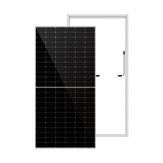 Bifaciálny fotovoltický solárny panel DAH Solar 550Wp Full Screen, strieborný rám