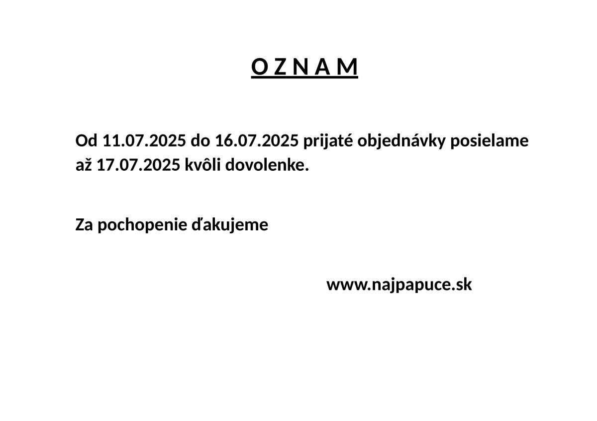 oznam