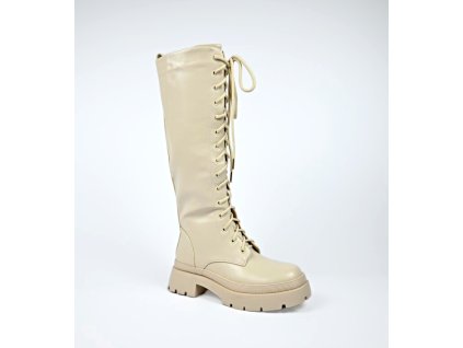 Dámske čižmy Yes mile K355 Beige