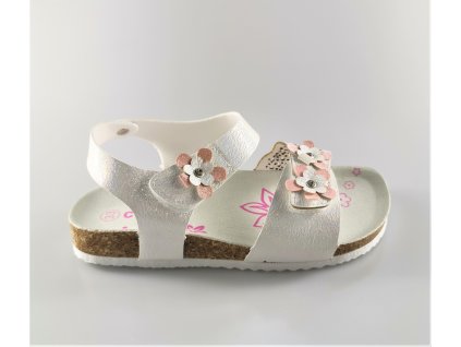 Detské sandálky Comer SAR22 - biela