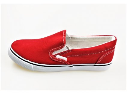 Dámske slip-on tenisky XBD7 - red