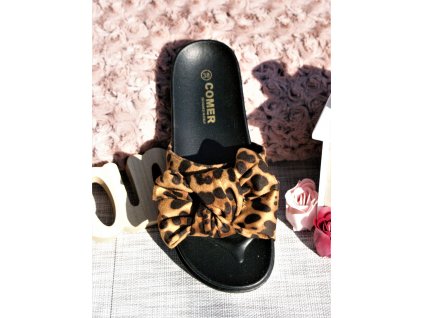 Dámske šľapky COMER TCYS14 - leopard