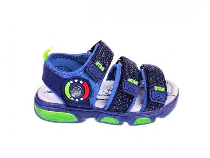 Detská obuv-sandále CSCK X151 - green