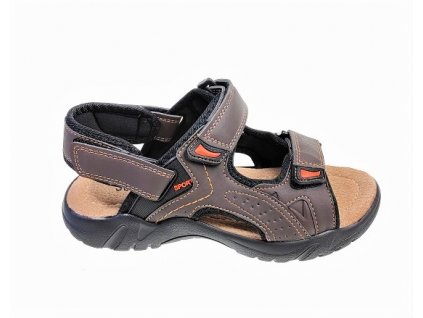 Chlapčenská obuv-sandále Scool 8702 - brown