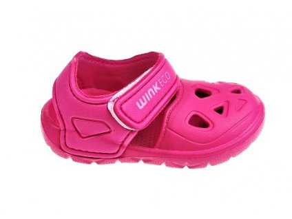 Detské šľapky-sandálky Wink - fuhsia