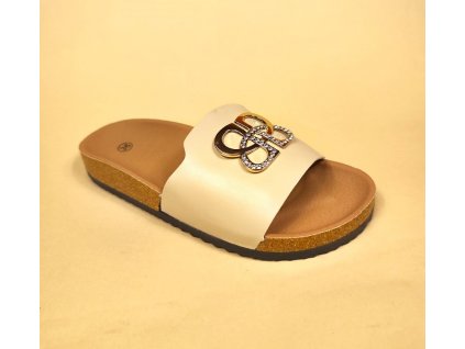 Dámske šľapky Comer SAR40 - beige