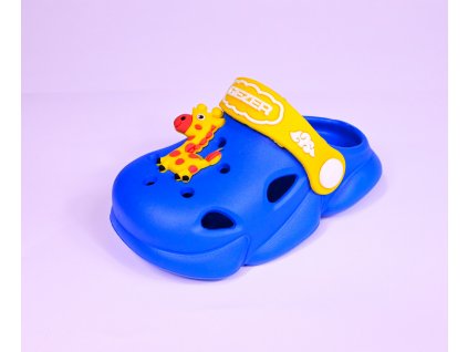 Detské šľapky Gezer - žltá žirafa